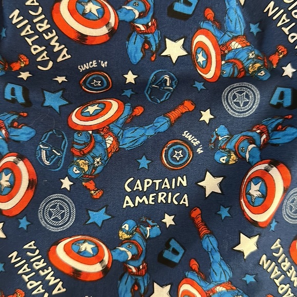 Handmade Drawstring Bag - Captain America - Picture 3 of 4